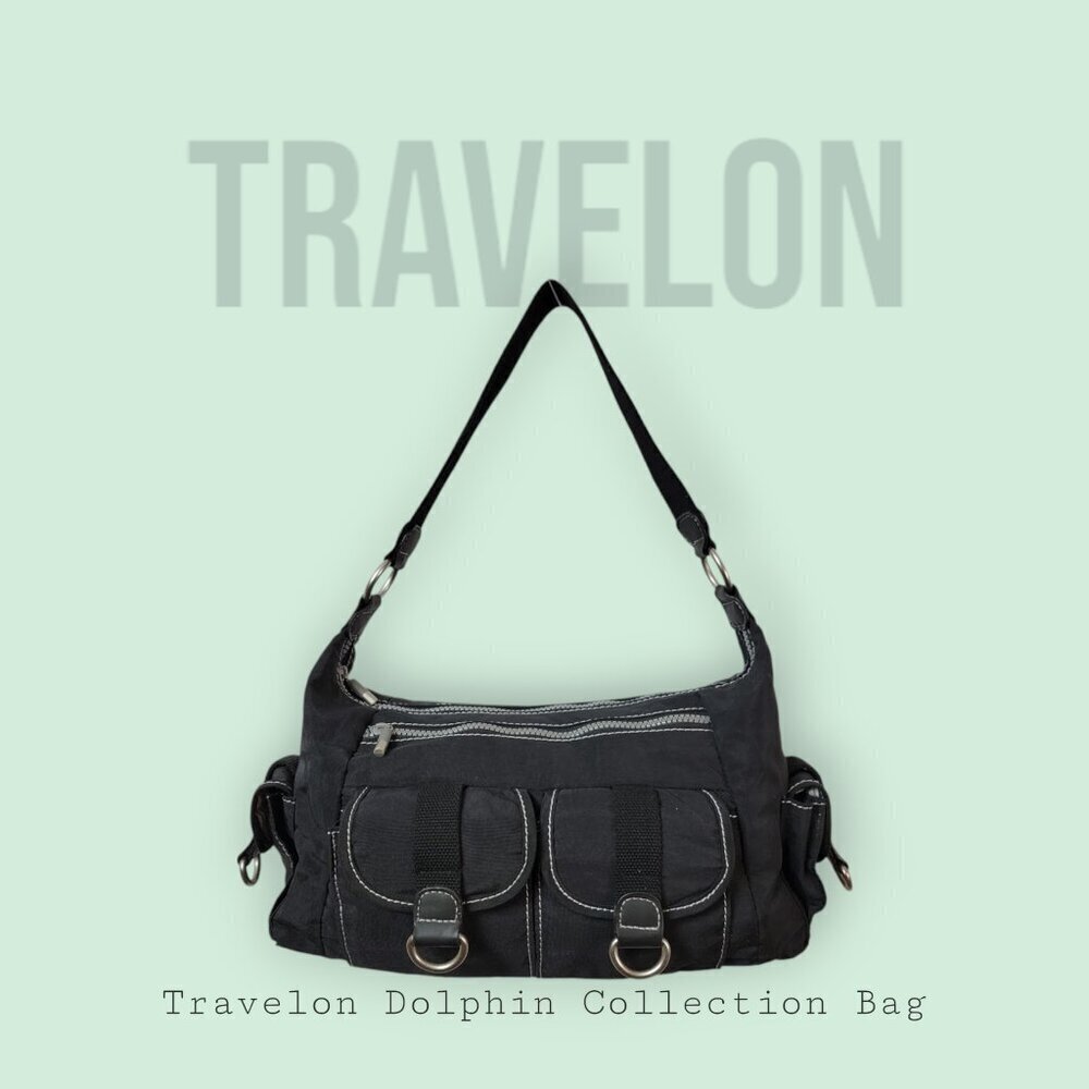 Travelon Dolphin Collection Nylon Bag - TONS of Pockets, Great for Travel / Kids